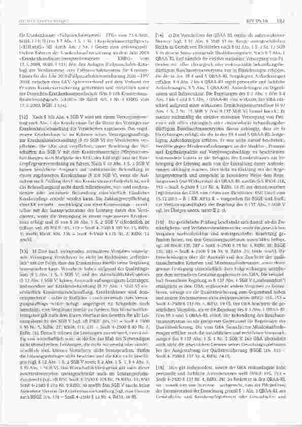 Vorschauseite 3: Krankenversicherungsrecht Krankenhausvergütung