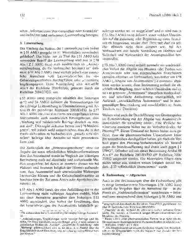 Vorschauseite 2: Neue Regeln für die Arzneimittelwerbung im österreichischen AMG