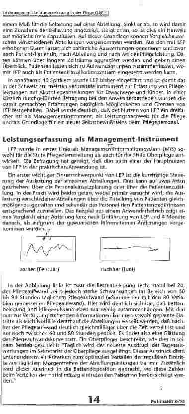 Vorschauseite 2: Erfahrungen mit Leistungserfassung in der Pflege