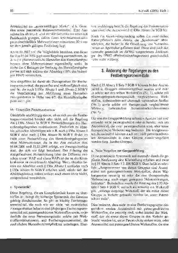 Vorschauseite 3: Arzneimittelpreise und Verordnungen im Visier