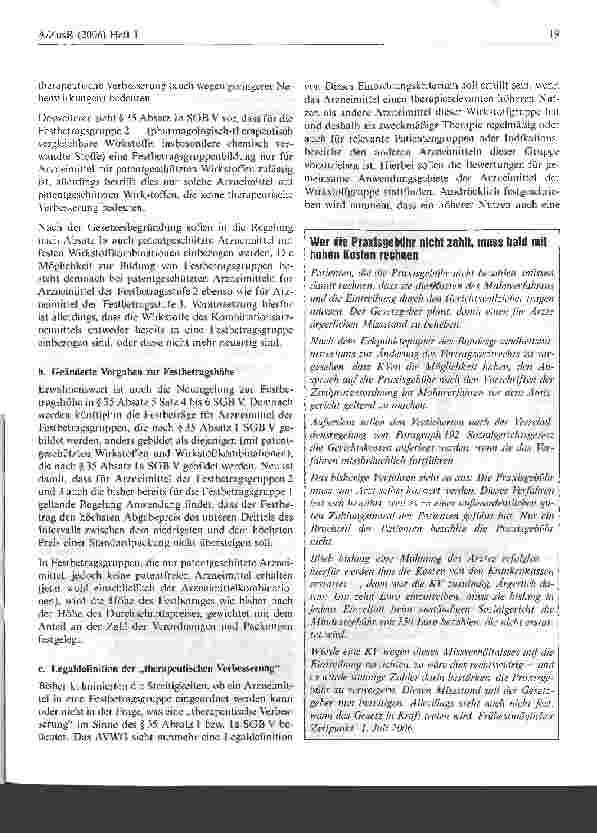 Vorschauseite 4: Arzneimittelpreise und Verordnungen im Visier