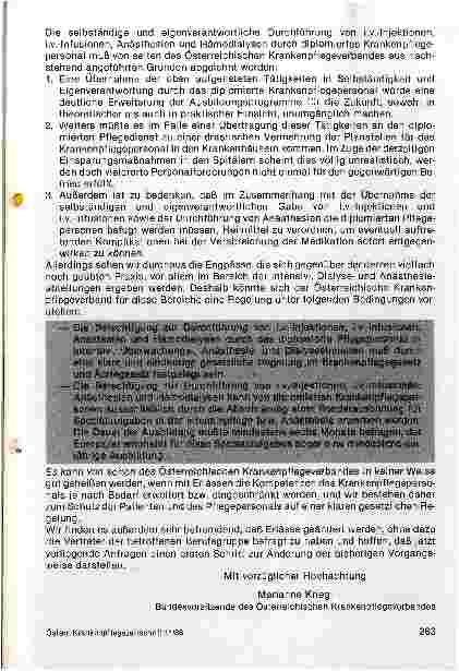Vorschauseite 2: Delegieren von ärztlichen Tätigkeiten an diplomiertes Krankenhauspflegepersonal