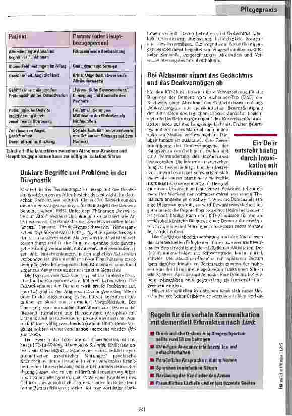 Vorschauseite 2: In Grenzsituationen richtig handeln Die Begleitung dementiell erkrankter Menschen