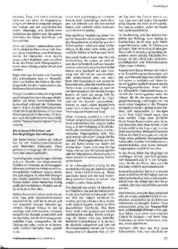 Vorschauseite 2: Therapeutische Arbeiten mit kindlichen Geburtstraumen