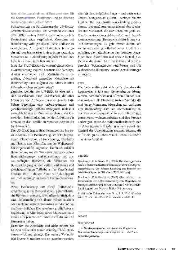 Vorschauseite 4: Mittendrin - auch im Alter