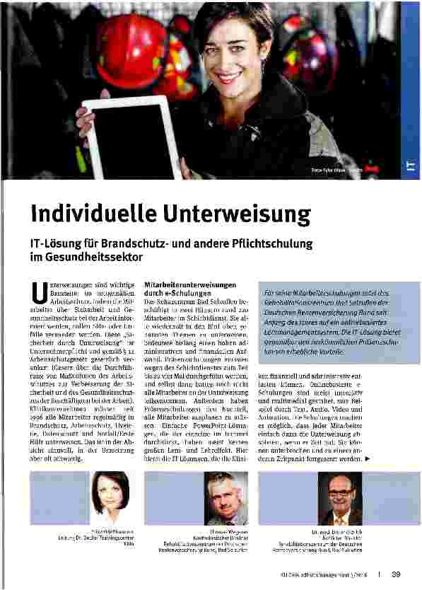 Vorschauseite 1: Individuelle Unterweisung
