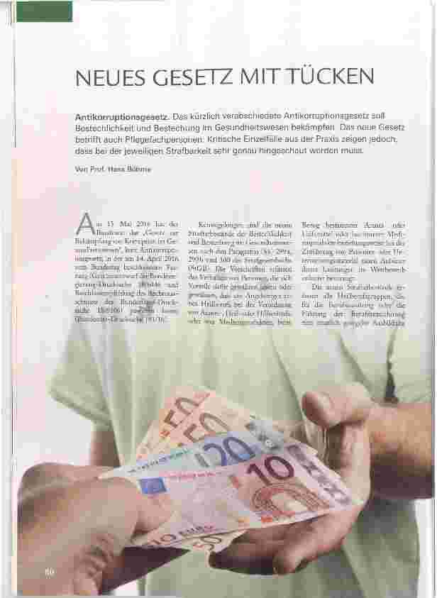 Vorschauseite 1: NEUES GESETZ MIT TÜCKEN