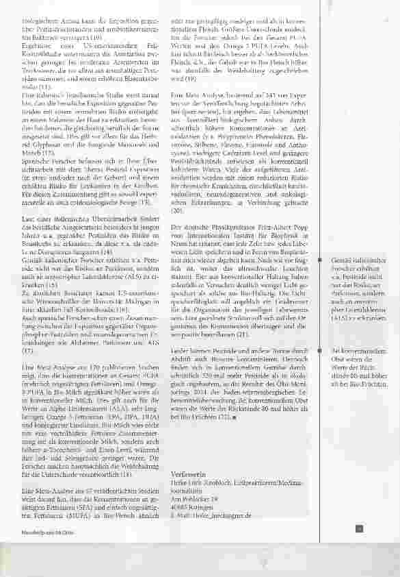 Vorschauseite 3: Bio ist nicht nur gesünder Warum Lebensmittel aus kontrolliertbiologischem Anbau besser sind
