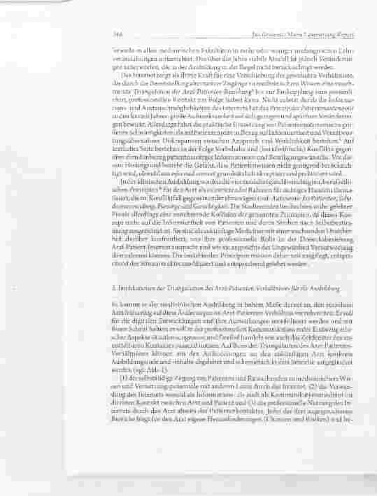 Vorschauseite 4: »Aber ich habe im Internet gefunden, ...?!«- Herausforderungen des (vor-) informierten Patienten an die medizinische Ausbildung