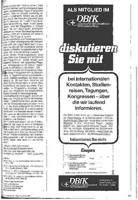 Vorschauseite 3: Elektronische Datenverarbeitung in der Krankenpflege 3. Folge: Praxis, Probleme, Perspektiven 2. Teil