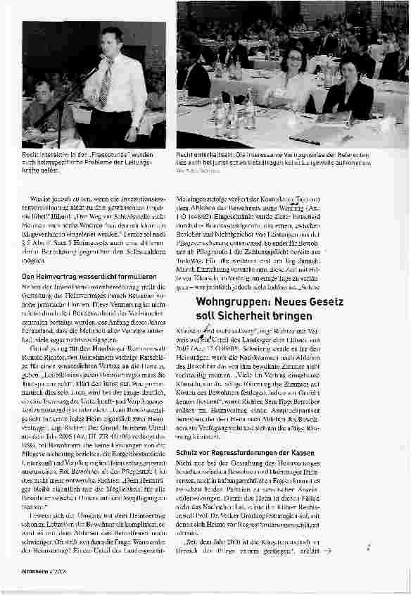 Vorschauseite 2: Heime im Recht