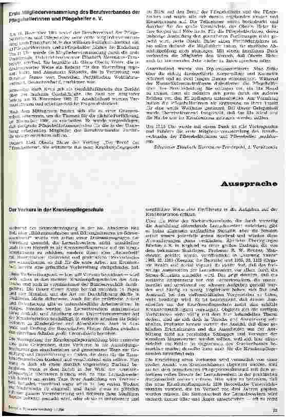 Vorschauseite 3: Die Ausbildung von Krankenpflegehelferinnen in evangelischen Krankenhäusern