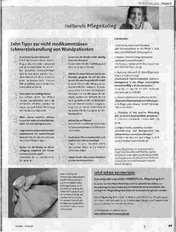 Vorschauseite 3: Nicht medikamentöse Schmerztherapie