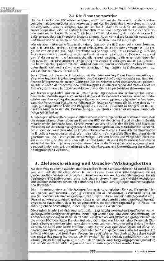 Vorschauseite 6: Das Modell der Balanced Scorecard
