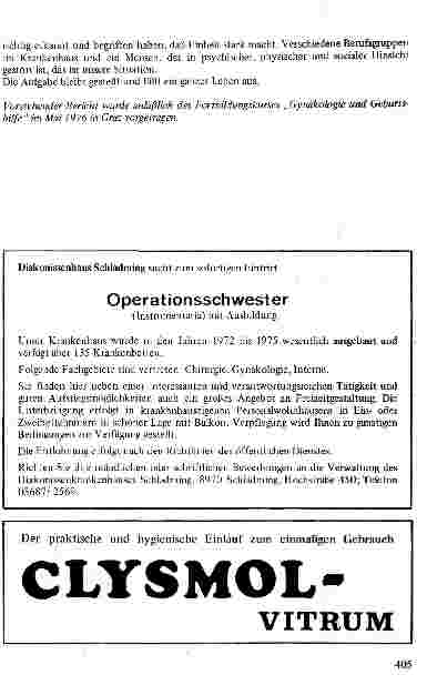 Vorschauseite 4: Gedanken zur Pflege