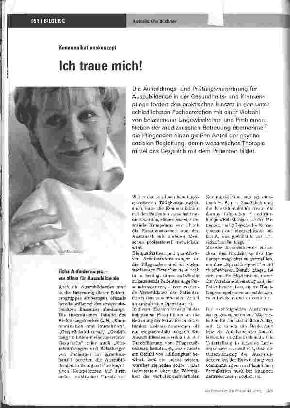 Vorschauseite 1: Ich traue mich!