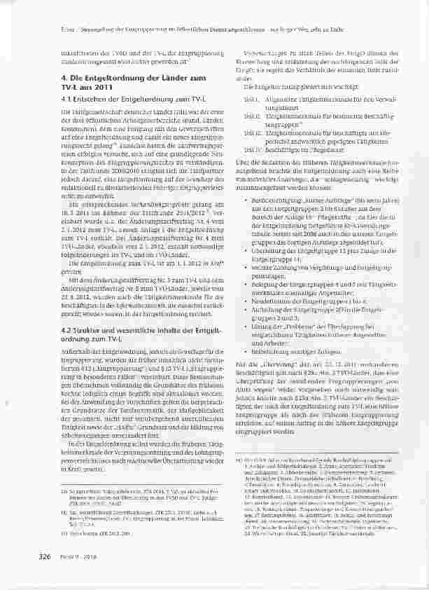Vorschauseite 3: Neuregelung der Eingruppierung im öffentlichen Dienst abgeschlossen ein langer Weg geht zu Ende