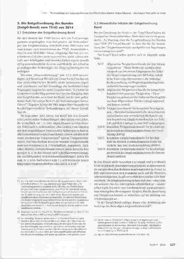 Vorschauseite 4: Neuregelung der Eingruppierung im öffentlichen Dienst abgeschlossen ein langer Weg geht zu Ende