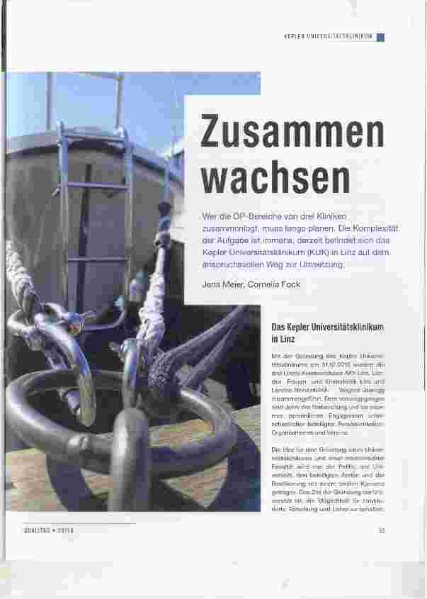 Vorschauseite 1: Zusammenwachsen