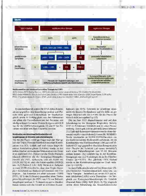 Vorschauseite 3: Pharmakologische Therapie der chronisch obstruktiven Lungenerkrankung