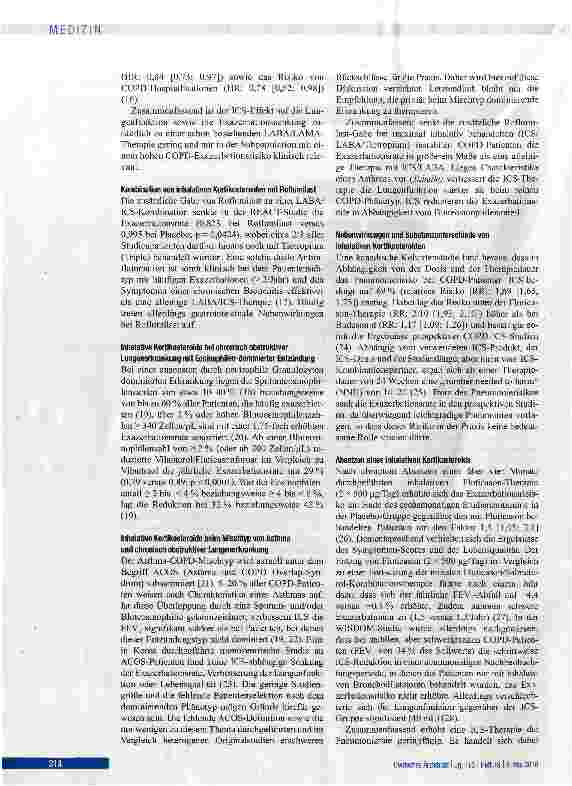 Vorschauseite 4: Pharmakologische Therapie der chronisch obstruktiven Lungenerkrankung