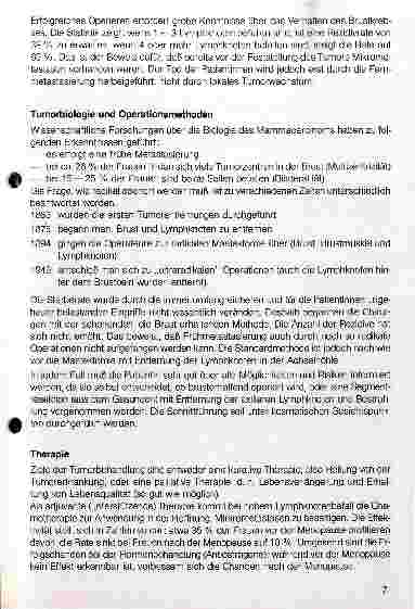 Vorschauseite 2: Stand der Behandlung des Brustkrebses