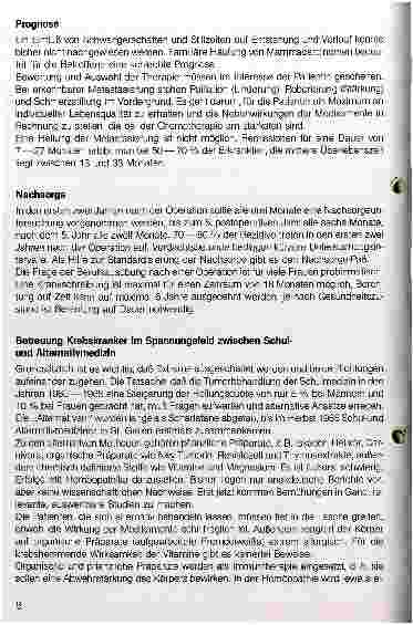 Vorschauseite 3: Stand der Behandlung des Brustkrebses