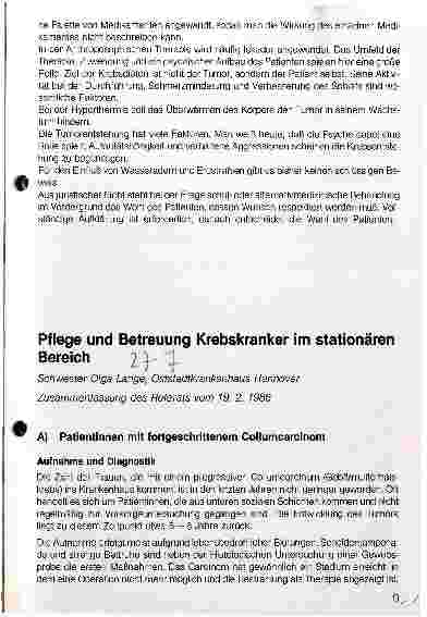 Vorschauseite 4: Stand der Behandlung des Brustkrebses