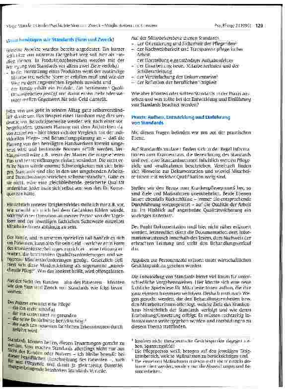 Vorschauseite 2: Pflege-Standards in der Psychiatrie Sinn und Zweck - Möglichkeiten und Grenzen