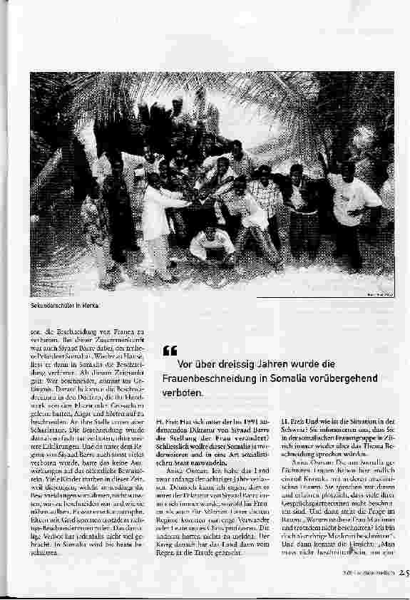 Vorschauseite 2: Frauenbeschneidung -eine mörderische Praxis