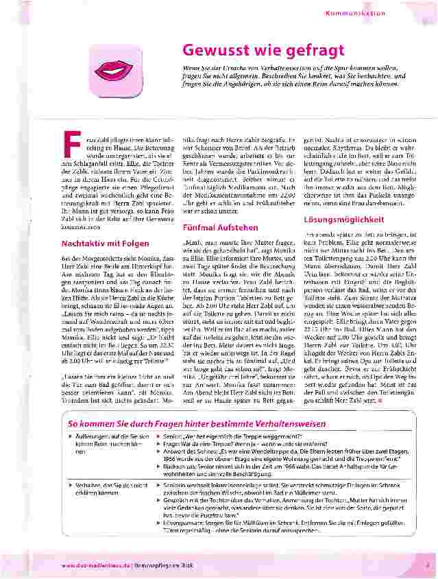 Vorschauseite 1: Gewusst wie gefragt