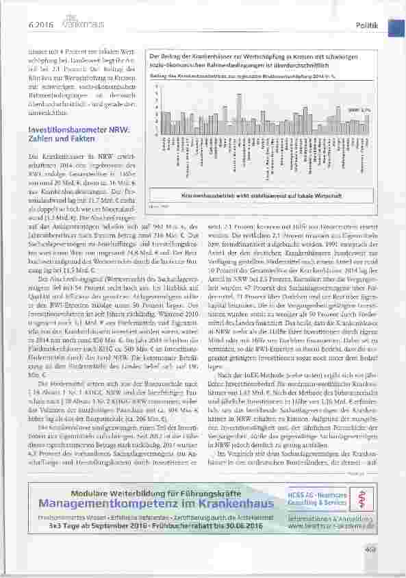Vorschauseite 3: Investitionsbarometer NRW