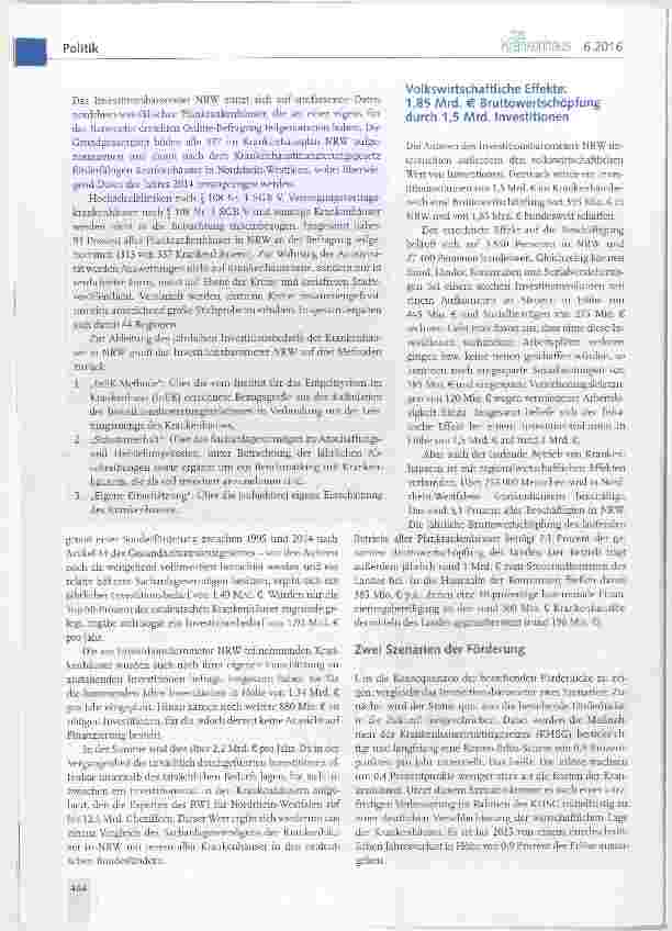 Vorschauseite 4: Investitionsbarometer NRW