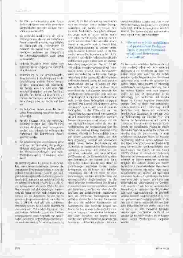 Vorschauseite 4: Erwachsenenschutz, Vormundschaft und Betreuung aus menschenrechtlicher Behinderungsperspektive