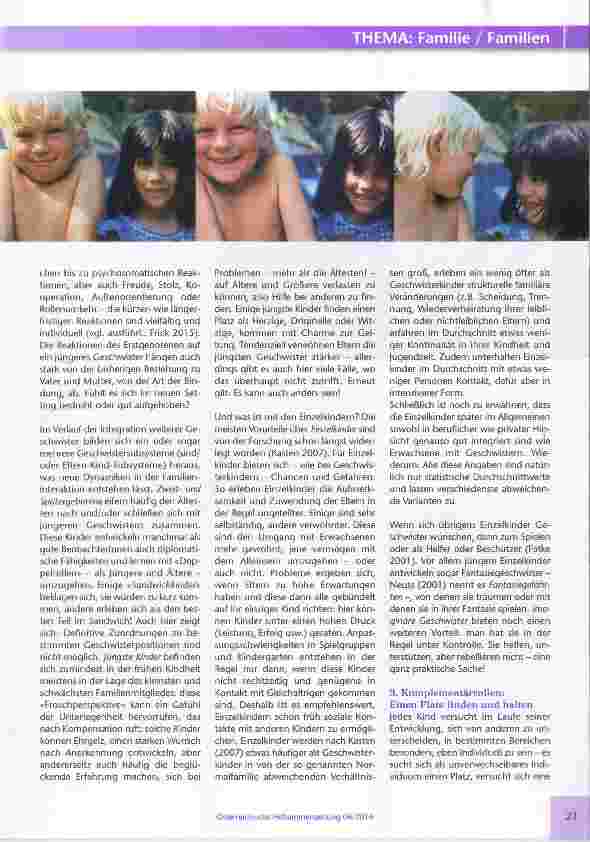 Vorschauseite 2: Geschwister und ihre Bedeutung