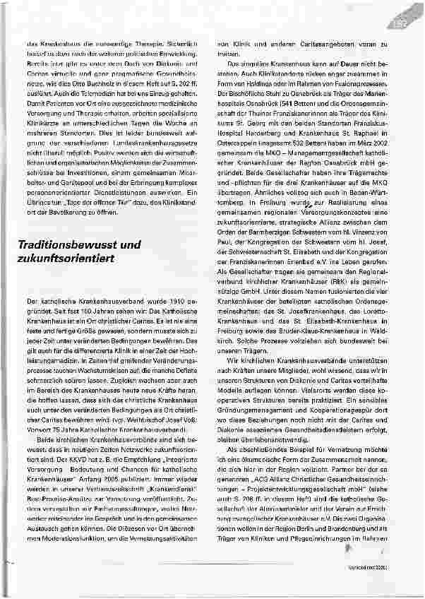 Vorschauseite 5: Werteorientiert managenDie Netzwerke christlicher Krankenhäuser als Zukunftsmodell des Gesundheitswesens