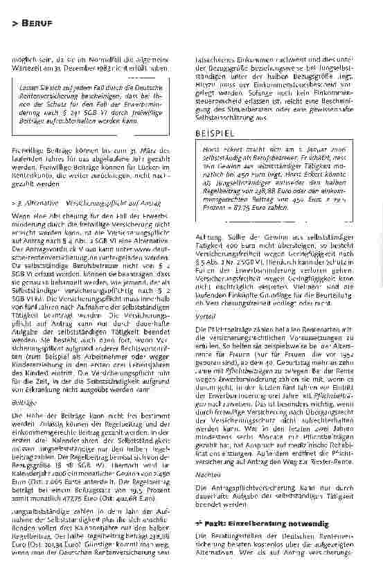 Vorschauseite 3: Was ist gesetzlich noch drin?