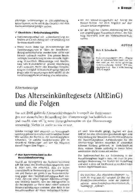 Vorschauseite 4: Was ist gesetzlich noch drin?