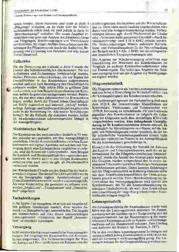 Vorschauseite 6: Erläuterungen zum Kosten und Leistungsnachweis