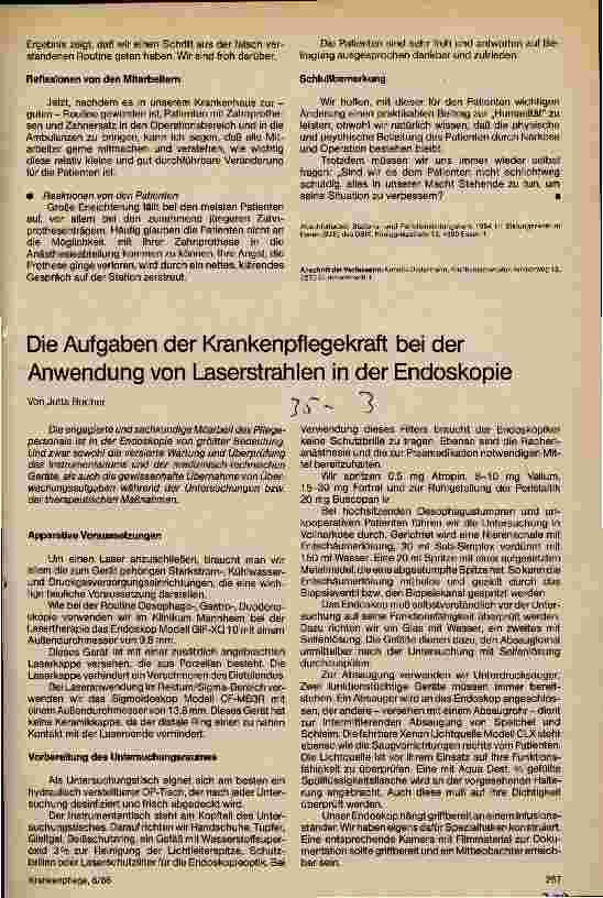 Vorschauseite 3: Der zahnlose Mund - warum müssen Patienten ohne Zahnprothese in die Anästhesieoder Operationsabteilung