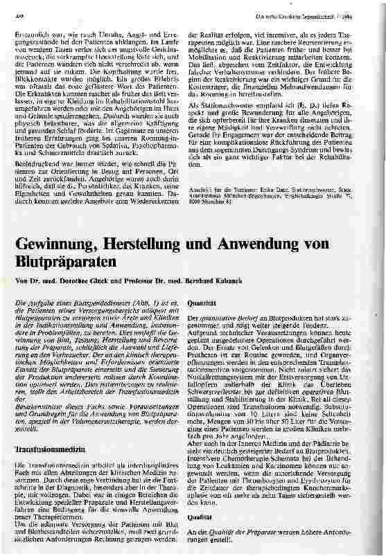 Vorschauseite 2: Rooming-in bei Erachsenen Beitrag zur medizinischen Rehabilitation schädel-hirn-verletzter Patienten
