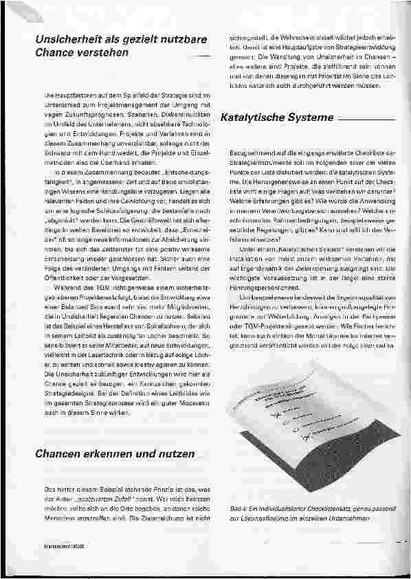 Vorschauseite 4: Strategieentwicklung per Checkliste - Von der Kunst das richtige Instrumentarium für eine maßgeschneiderte Strategie auszuwählen