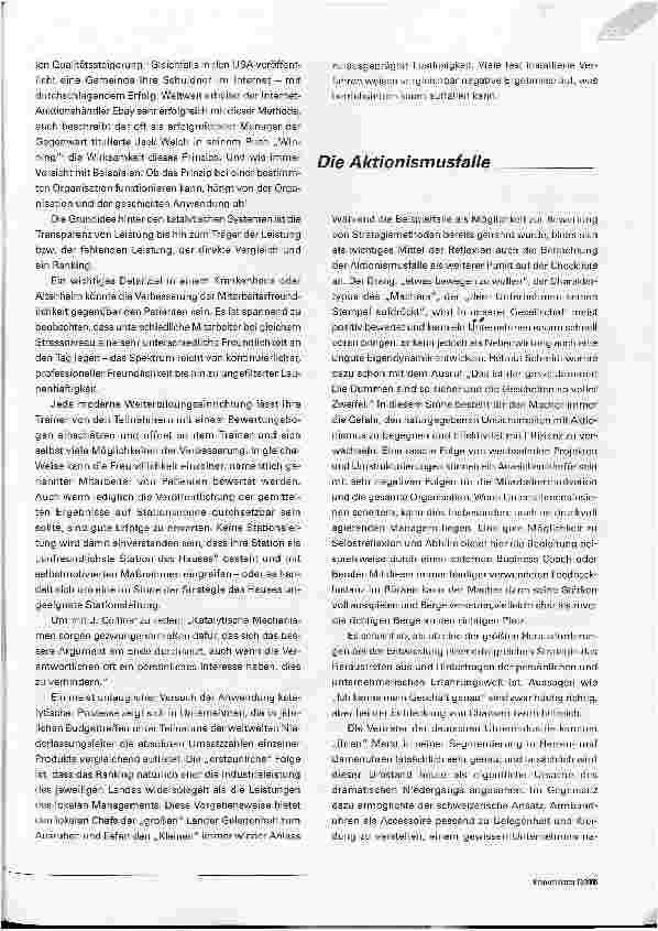 Vorschauseite 5: Strategieentwicklung per Checkliste - Von der Kunst das richtige Instrumentarium für eine maßgeschneiderte Strategie auszuwählen