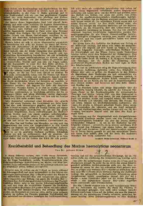 Vorschauseite 1: Krankheitsbild und Behandlung des Morbus haemolyticus neonatorum