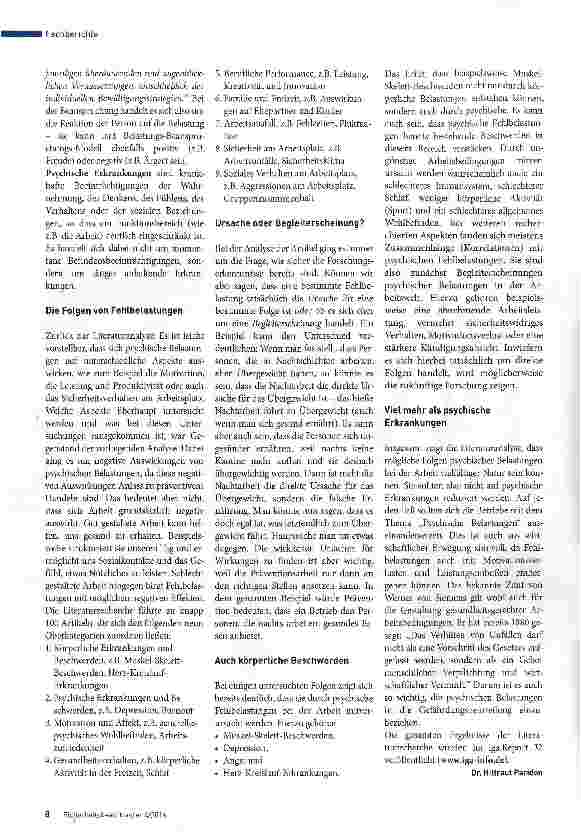 Vorschauseite 2: Vielfältige Auswirkungen