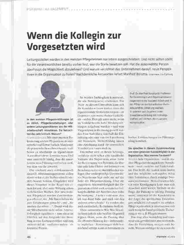 Vorschauseite 1: Wenn die Kollegin zur Vorgesetzten wird