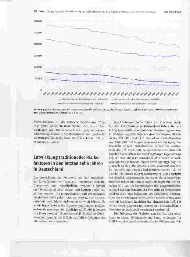 Vorschauseite 2: Die Verbreitung von Risikofaktoren für Herz- Kreislauf-Erkrankungen in der Bevölkerung