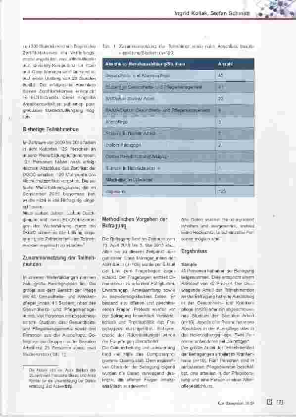 Vorschauseite 2: Was wird aus weitergebildeten Case Managerinnen und Case Managern?
