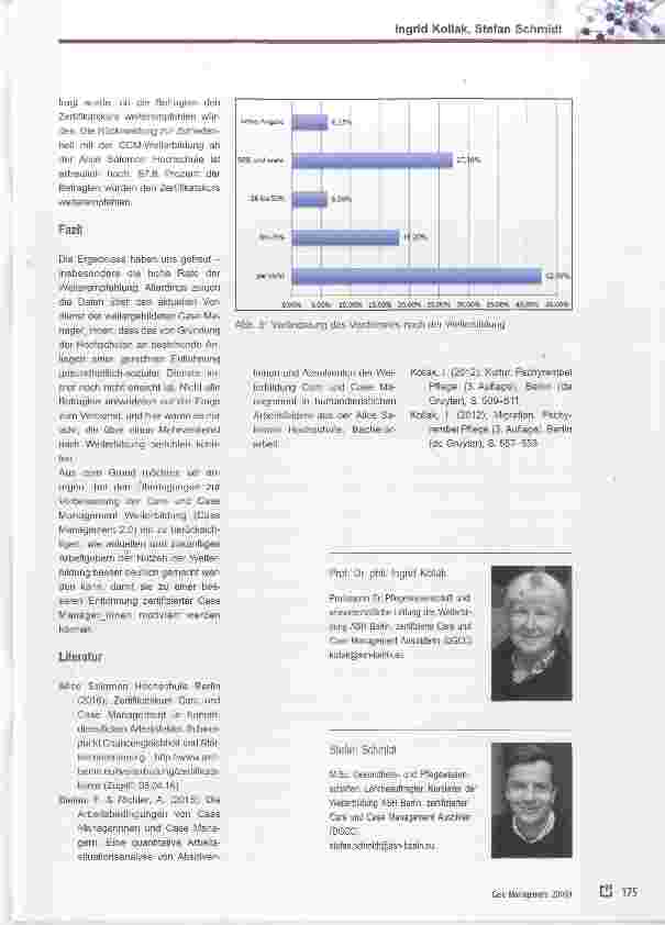 Vorschauseite 4: Was wird aus weitergebildeten Case Managerinnen und Case Managern?