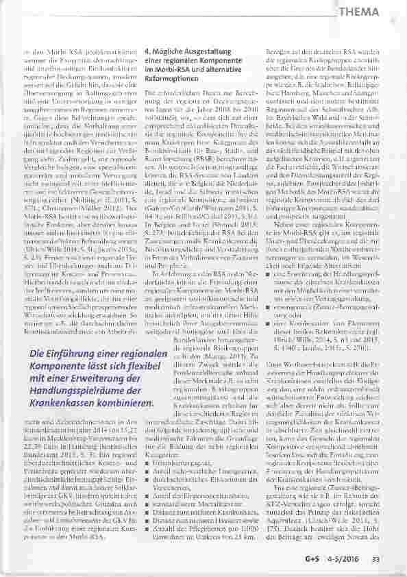 Vorschauseite 6: Der RSA in der deutschen Regionalisierungsdebatte
